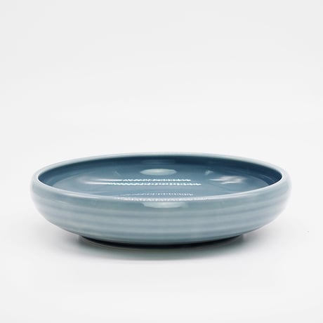【M061bl】パンとごはんと... たべやすい器 PLATE L あお