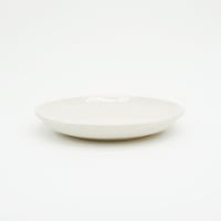 【H005sn】Heuge PLATE S shino（五寸深皿 志野）