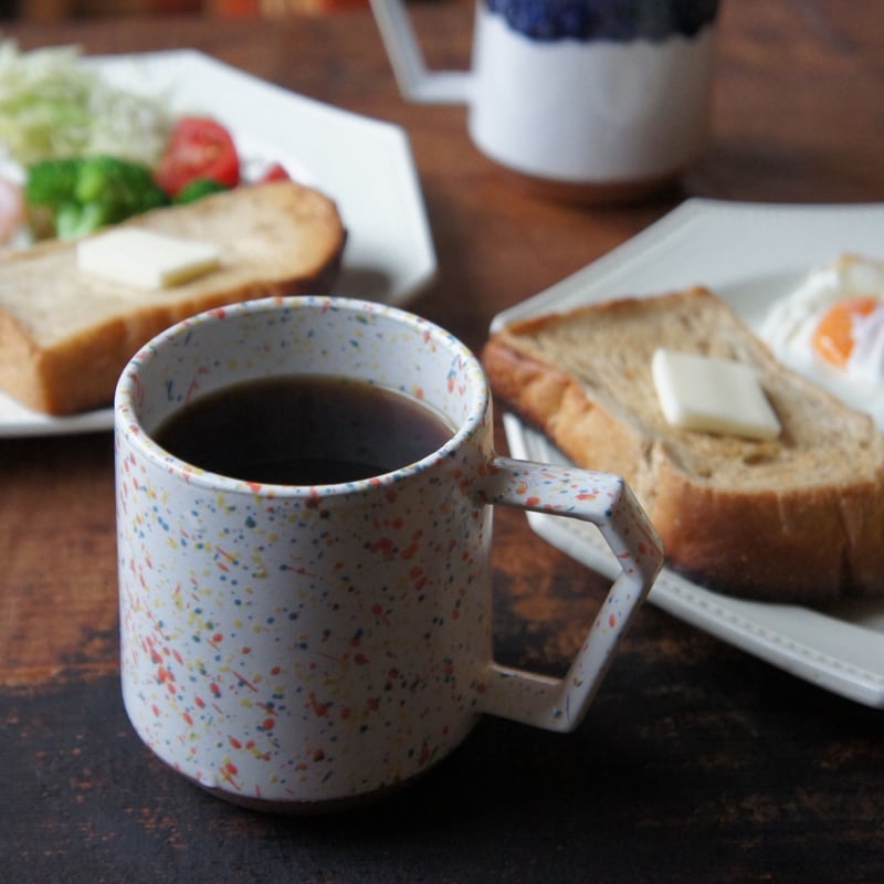 C002wo】CHIPS mug. SPLASH white-orange | CHIPS