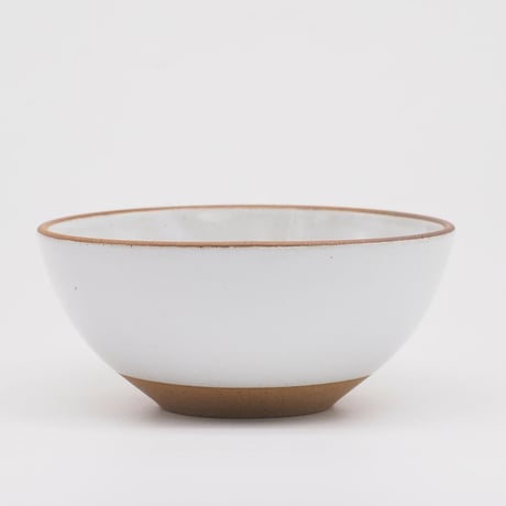 【BA004wh】 BRICKS BOWL white（ツヤ釉薬）