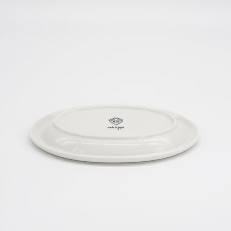 【M062wh】パンとごはんと... ポップな器 OVAL PLATE S ホワイト