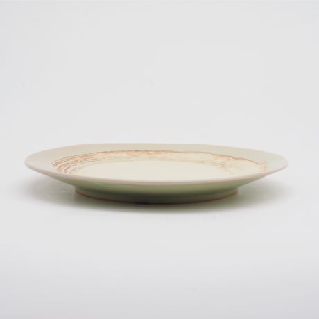 【M038cl】パンとごはんと...  艶釉の器 PLATE M clear
