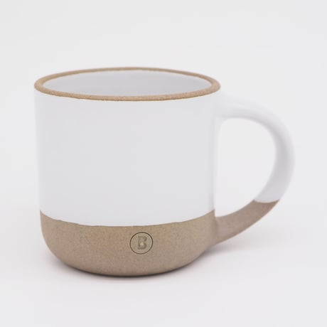 【BA001wh】 BRICKS MUG white（ツヤ釉薬）