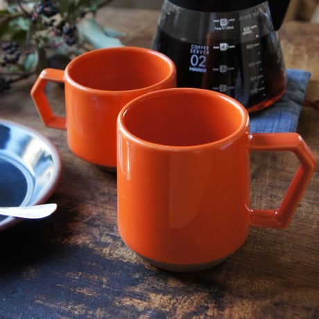 【C011】CHIPS MUG SOLID COLOR orange