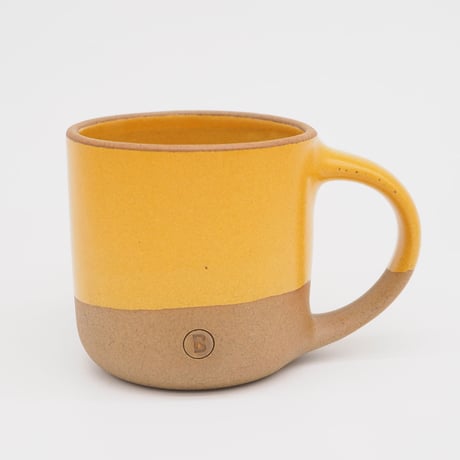 【BA001yl】 BRICKS MUG  yellow（半ツヤ釉薬）