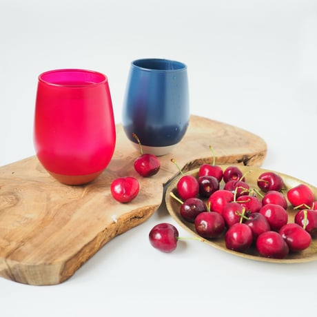 生産終了商品のため在庫限り【CG001rd】CHIPS glass. MAT red