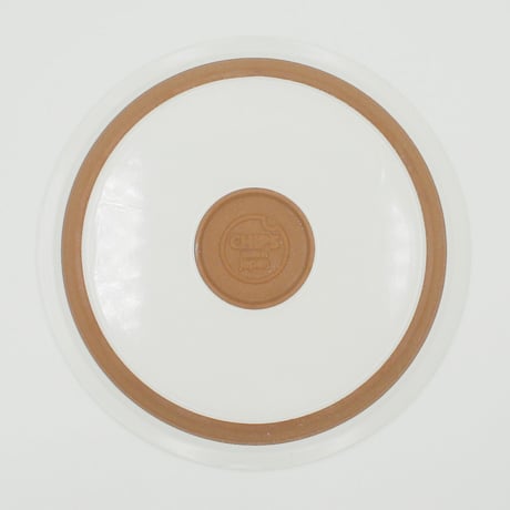 【CP008】CHIPS plate. -L- SOLID COLOR white
