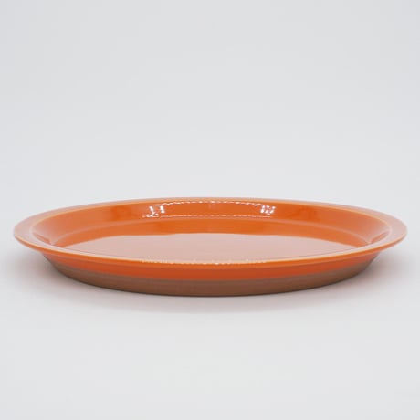 【CP011】CHIPS plate. -L- SOLID COLOR orange