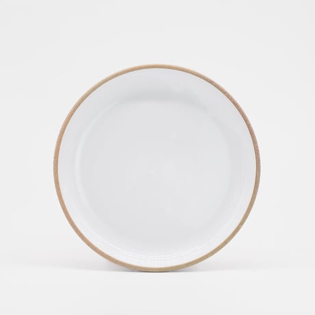【BA002wh】 BRICKS PLATE S white（ツヤ釉薬）