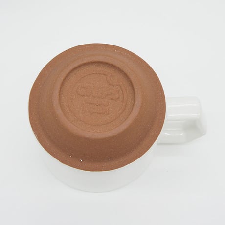 【CS008】CHIPS stack mug. SOLID COLOR white