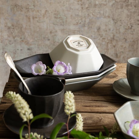 【AP008wh】Ancient Pottery BOWL S white