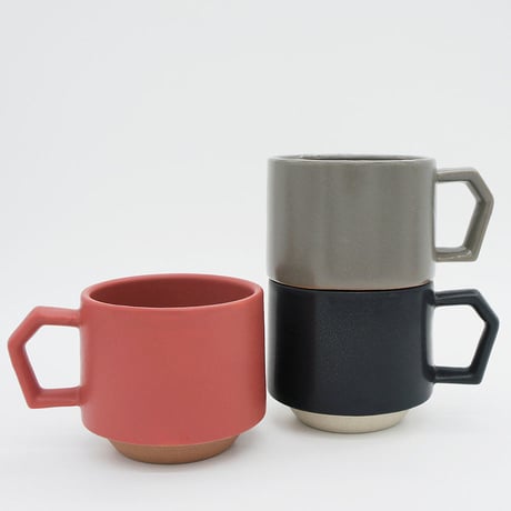 【CS001rd】CHIPS stack mug. MAT red