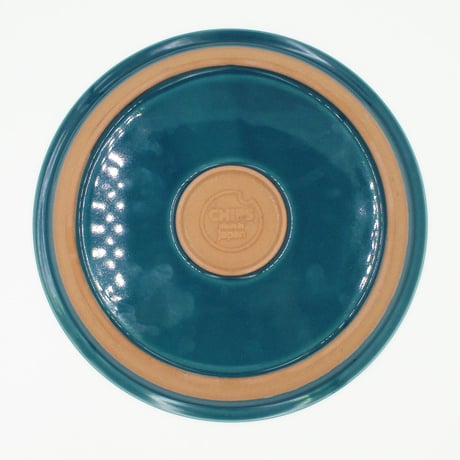 【CP010】CHIPS plate. -L- SOLID COLOR d.green