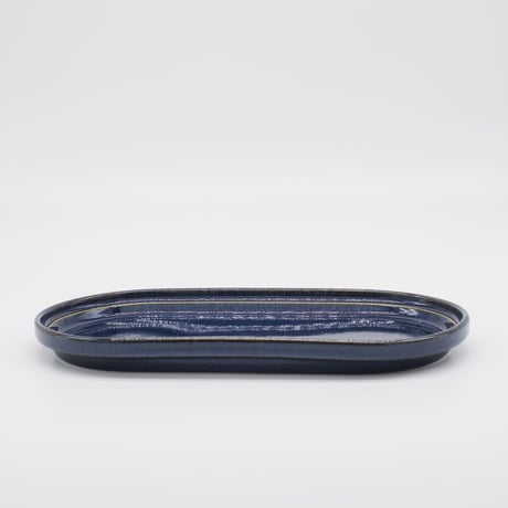 【SM004nv】Smith Stacking Oval Plate -navy-