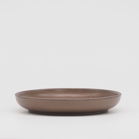 【BA002br】 BRICKS PLATE S brown（半ツヤ釉薬）