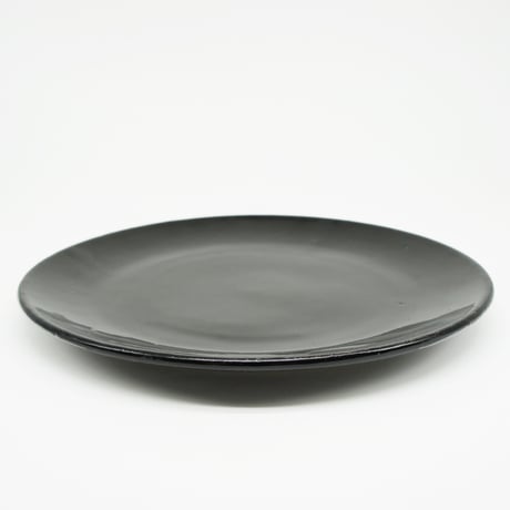 【H006sg】Heuge PLATE L setoguro（八寸平皿 瀬戸黒）