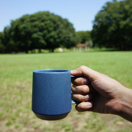 【C001bl】CHIPS mug. MAT sand blue