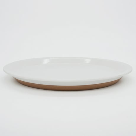 【CP008】CHIPS plate. -L- SOLID COLOR white