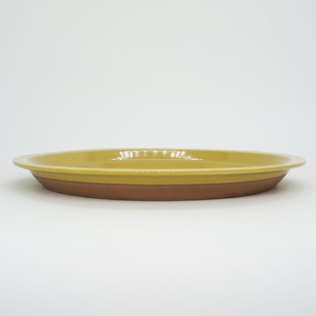 【CP009】CHIPS plate. -L- SOLID COLOR mustard