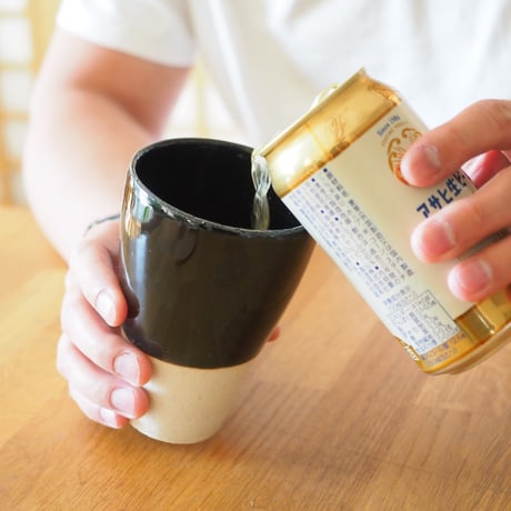 【H008sg】Heuge TUMBLER  setoguro（タンブラー 瀬戸黒）