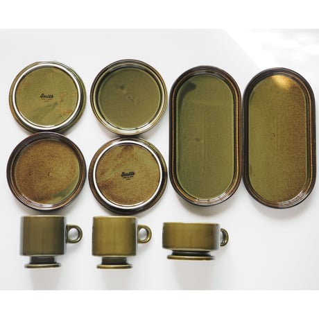 【SM001gr】Smith Stacking Footed Mug -green-