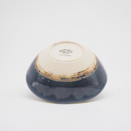 【M012id】パンとごはんと... 艶釉の器 BOWL M indigo