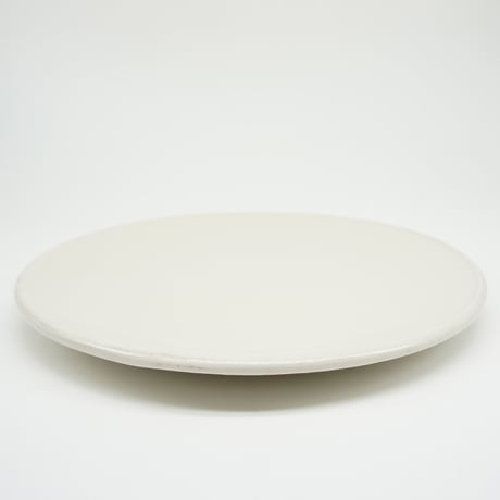 【H006sn】Heuge PLATE L shino（八寸平皿 志野）