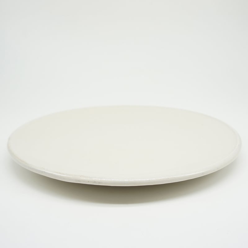 H006sn】Heuge PLATE L shino（八寸平皿 志野） | CHIPS STORE