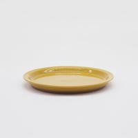 【CR009】CHIPS plate. -S-  SOLID COLOR mustard