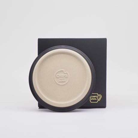 【CR001bk】CHIPS plate. -S- MAT black