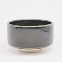 【H007ob】Heuge MATCHA oribe（抹茶碗 織部）
