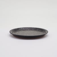 【CR002bw】CHIPS plate. -S-  SPLASH black-white