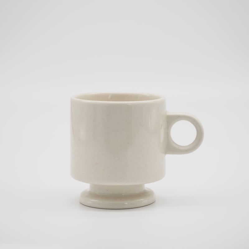 SM001wh】Smith Stacking Footed Mug -vanilla- |