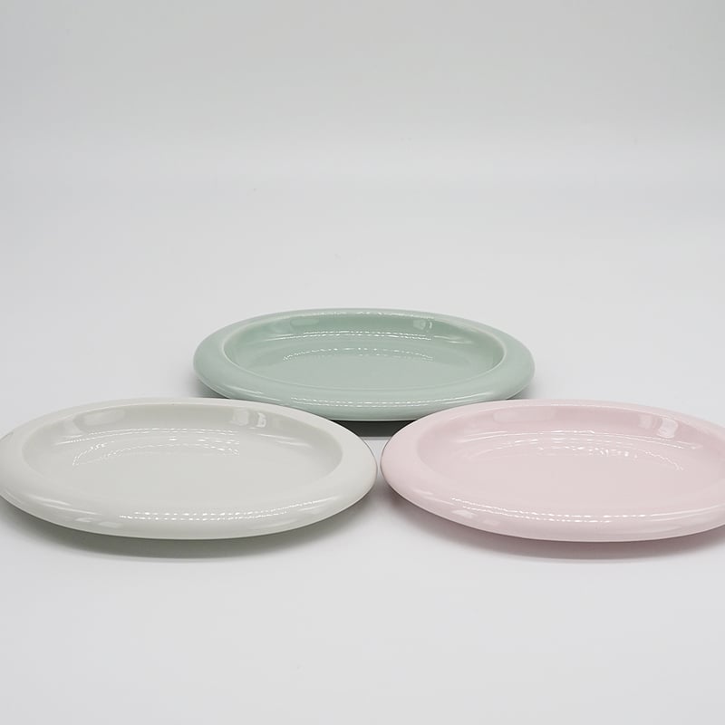 M062wh】パンとごはんと ポップな器 OVAL PLATE S ホワイト M062wh】パンとごはんと ポップな器 OVAL PLATE S ホワイト