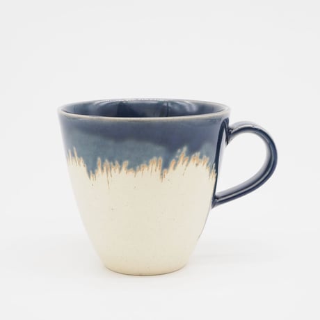 【M015id】パンとごはんと... 艶釉の器 MUG indigo