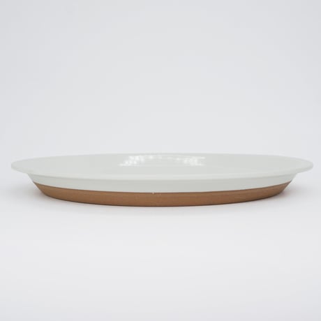 【CP008】CHIPS plate. -L- SOLID COLOR white