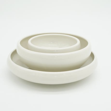 【M045wh】パンとごはんと... たべやすい器 PLATE M きなり