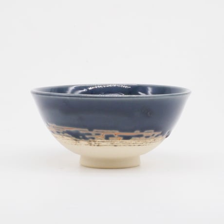 【M014id】パンとごはんと... 艶釉の器 RICE BOWL indigo