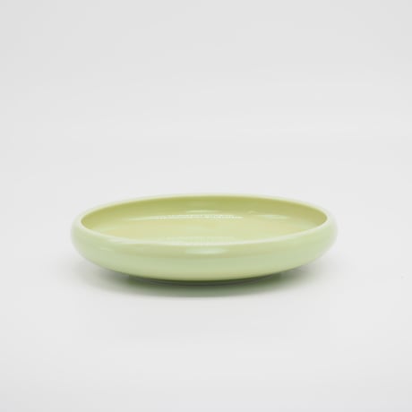 【M045gr】パンとごはんと... たべやすい器 PLATE M きみどり