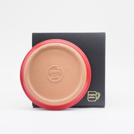 【CR001rd】CHIPS plate. -S- MAT red