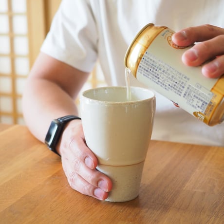 【H008sn】Heuge TUMBLER shino（タンブラー 志野）