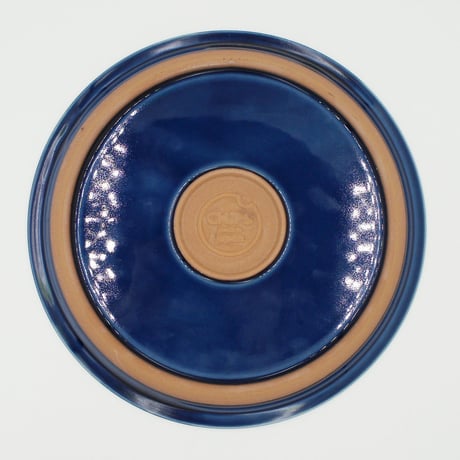 【CP002nw】CHIPS plate. -L- SPLASH navy-white