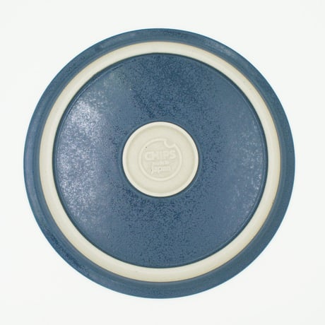 【CP001bl】CHIPS plate. -L- MAT sand-blue