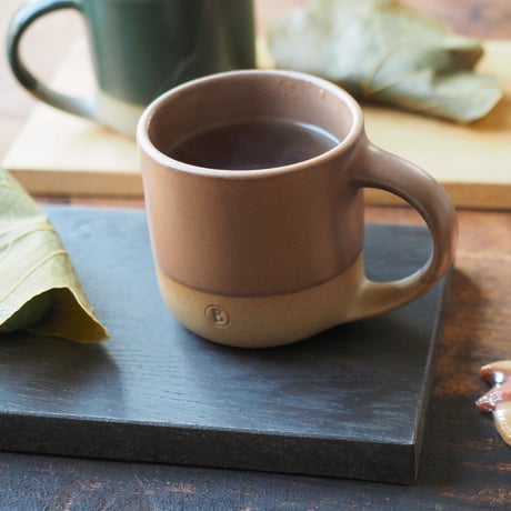 【BA001br】 BRICKS MUG brown（半ツヤ釉薬）