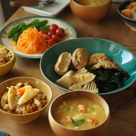 【M013tb】パンとごはんと...  艶釉の器 BOWL L turkey blue