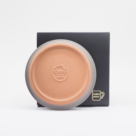【CR001gy】CHIPS plate. -S- MAT gray
