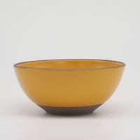 【BA004yl】 BRICKS BOWL yellow（半ツヤ釉薬）