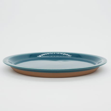 【CP010】CHIPS plate. -L- SOLID COLOR d.green