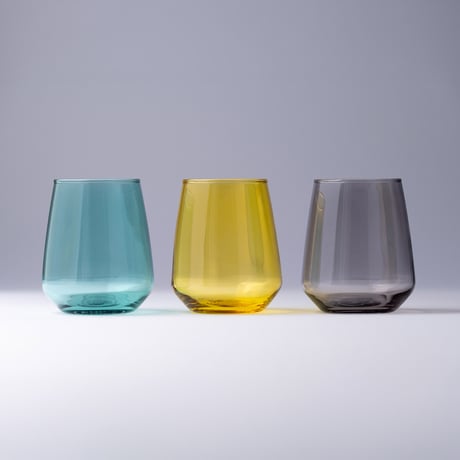 【CA002nw】CHIPS glass. -SPLASH- NAVY-WHITE
