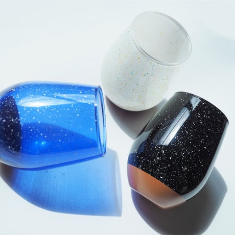 生産終了商品のため在庫限り【CG002bw】CHIPS glass. SPLASH black-white